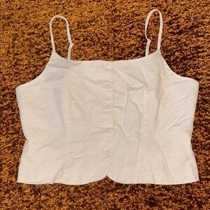 a new day Cream Buttoned Camisole